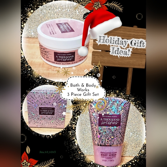 Bath & Body Works A Thousand Wishes Gift Set NWT
